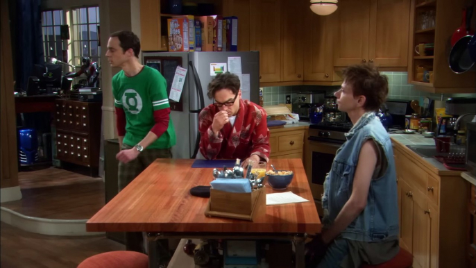 Penny meets Sheldon's Drug Addicted Cousin Leopold - The Big Bang Theory