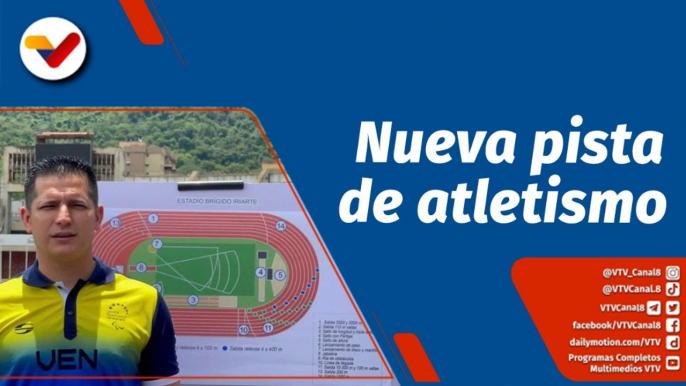 Deportes VTV  | Gobierno Nacional anuncia restauración de pista de atletismo del Brígido Iriarte