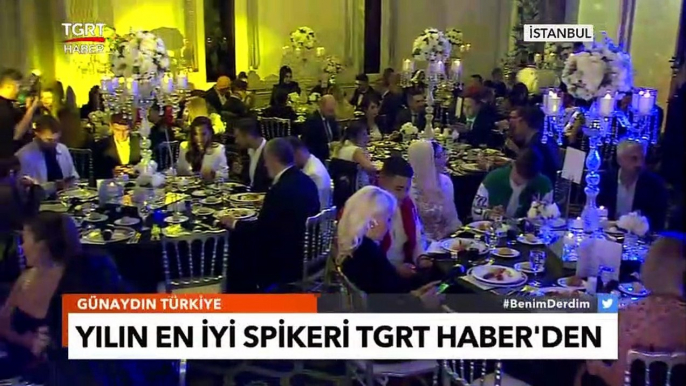 TGRT Haber'e Ödül! Mehmet Aydın Yılın En İyi Haber Spikeri Seçildi - TGRT Haber