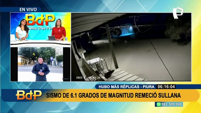 Temblor en Piura: sismo de 6.1 se registró durante la madrugada en Sullana