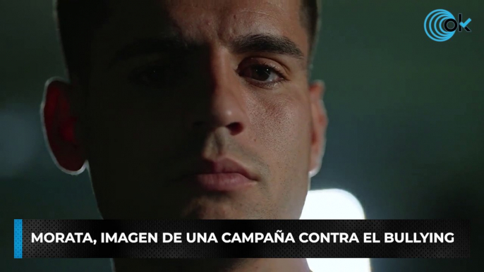 Morata, imagen de una campaña contra el bullying