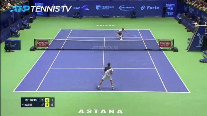 Astana - Loin d'être simple pour Tsitsipas