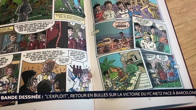 L'exploit !  La BD du Fc Metz au JT de Moselle TV