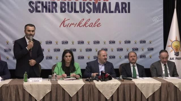 KIRIKKALE - Varank: "AK Parti'de siyaset yapmak diğer partilerde siyaset yapmaya benzemez"