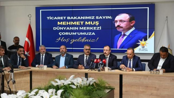 Çorum politika haberleri | Ticaret Bakanı Mehmet Muş, Çorum'da ziyaretlerde bulundu