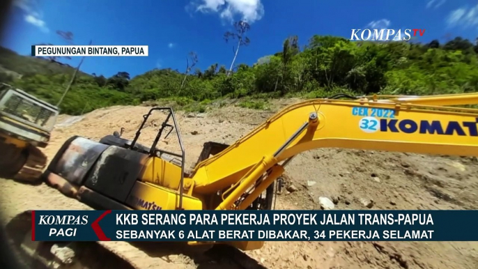 KKB Serang Pekerja Proyek Trans-Papua di Pegunungan Bintang Papua, 6 Alat Berat Ikut Dibakar!