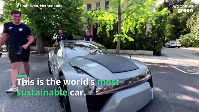 Dutch students have invented a zero-emissions car that captures carbon as it drives