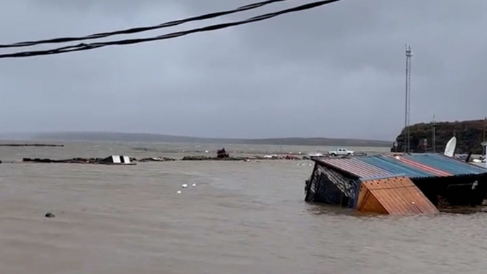 Hundreds evacuated in Alaska after devastating storm flooding