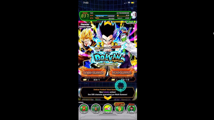 DBZ Dokkan Battle TRANSFORMING GOTENKS & MAJIN BUU SUMMONS! Part 2