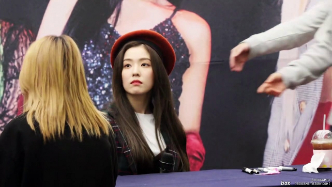 181203 RedVelvet [Irene] Final Greetings Fancam by Box @RBB Signing Event COEX