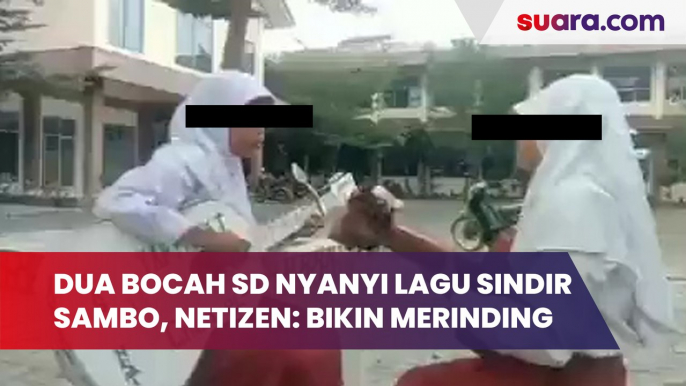 Video Dua Bocah SD Nekat Nyanyi Lagu Sindir Ferdy Sambo Bikin Netizen Ketar Ketir: Bikin Merinding