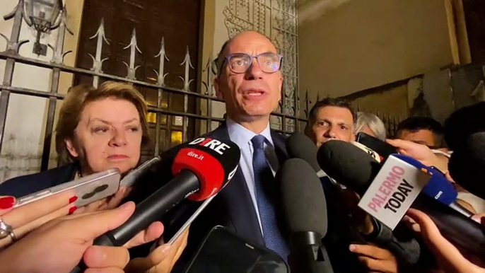 Letta a Palermo: «La destra ha mostrato il suo vero volto»