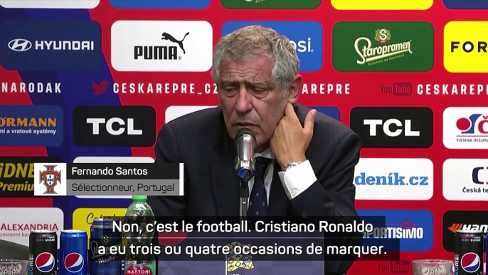 Ligue des Nations - Santos : "Ronaldo a travaillé pour le collectif"