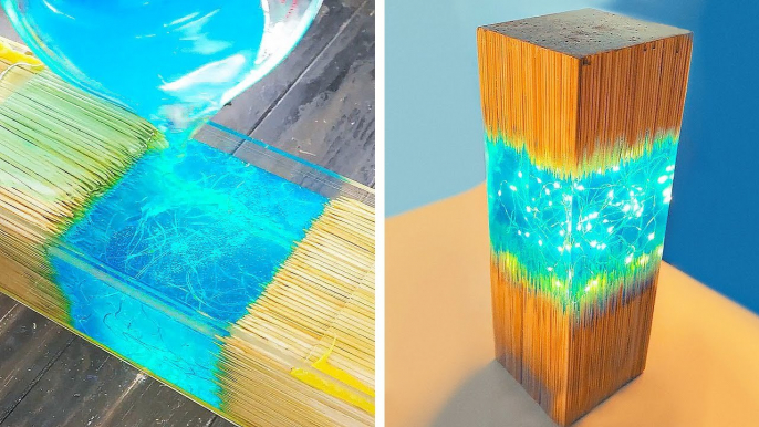 Awesome Epoxy Resin Crafts That Will Amaze You __ Cool DIY Crafts By Wood Mood