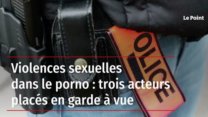 Violences sexuelles dans le porno : trois acteurs placés en garde à vue