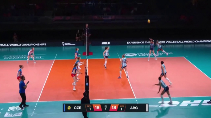 Argentina 3 vs. 1 Czech Republic Women World Championship - Match Highlights