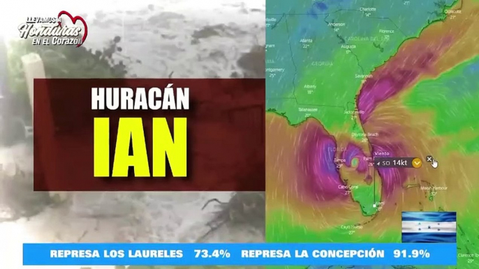 HCH comparte de manera directa con hondureños que habitan en zona de impacto del Huracán Ian en EEUU