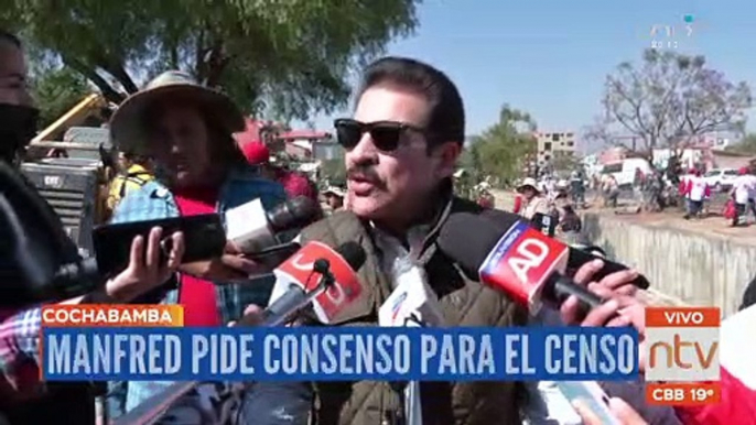 Manfred Reyes pide consenso para el censo