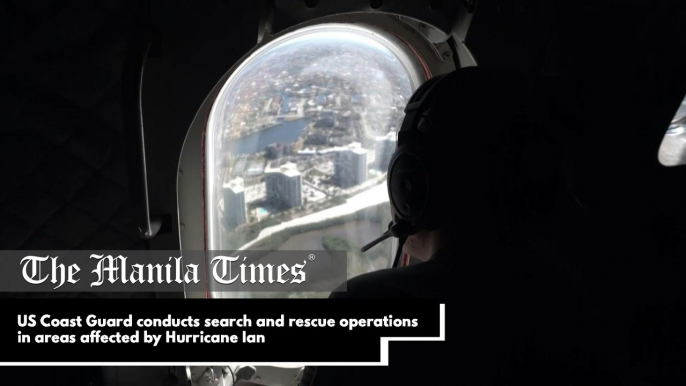 US Coast Guard conducts search and rescue operations in areas affected by Hurricane Ian