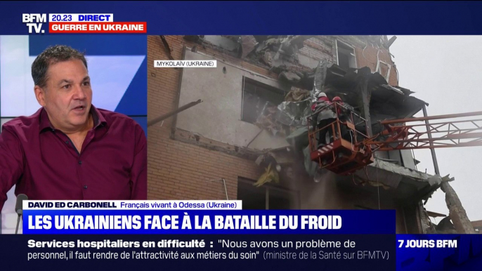 "On se serre les coudes": le quotidien de David Carbonell, Français résidant à Odessa