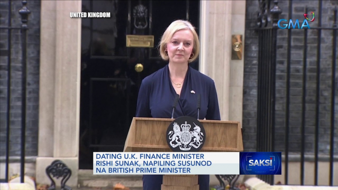 Dating U.K. Finance Minister Rishi Sunak, napiling susunod na British Prime Minister | Saksi