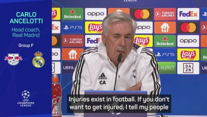 'Stay on the couch' - Ancelotti to players scared of injuries