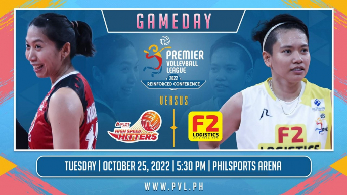 GAME 2 OCTOBER 25, 2022 | PLDT HIGH SPEED HITTERS vs F2 LOGISTICS | 2022 PVL REINFORCED CONFERENCE