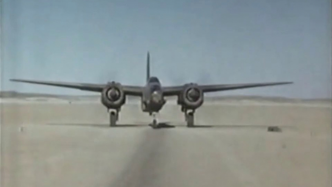 Flight Tests of the A-20A Airplane equipped with two 1000 LB. thrust liquid propellent Jet units, Muroc Bombing and Gunnery Range March Field, California 1942