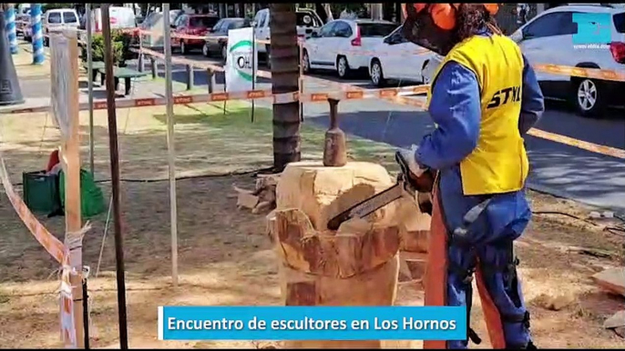 Encuentro de escultores en Los Hornos