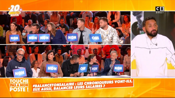 TPMP : Cyril Hanouna demande à ses chroniqueurs de balancer leurs salaires en direct, certains ont joué le jeu et donné la somme d'argent qu'ils gagnent tous les mois.