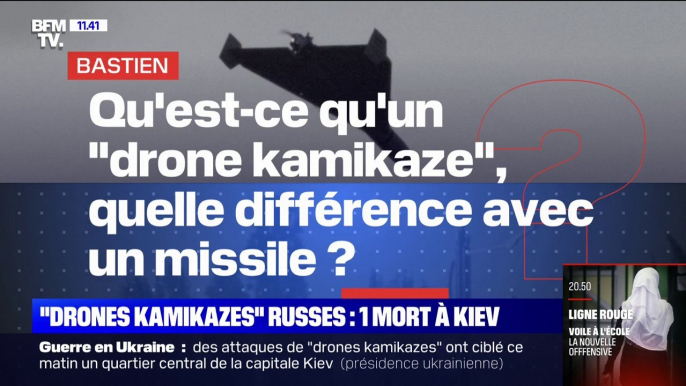 Guerre en Ukraine: qu'est-ce qu'un "drone kamikaze", quelle différence avec un missile ? BFMTV répond à vos questions