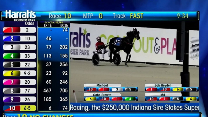 Hoosier Park - 250,000 TROT INDIANA SIRES STAKES October 14, 2022