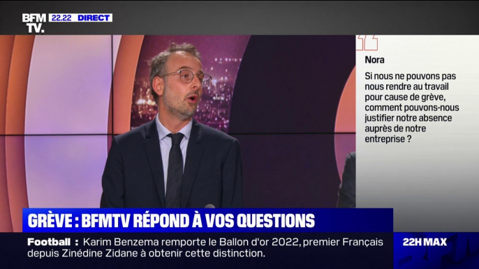 Si nous ne pouvons pas nous rendre au travail pour cause de grève, comment pouvons-nous justifier notre absence auprès de notre entreprise ?