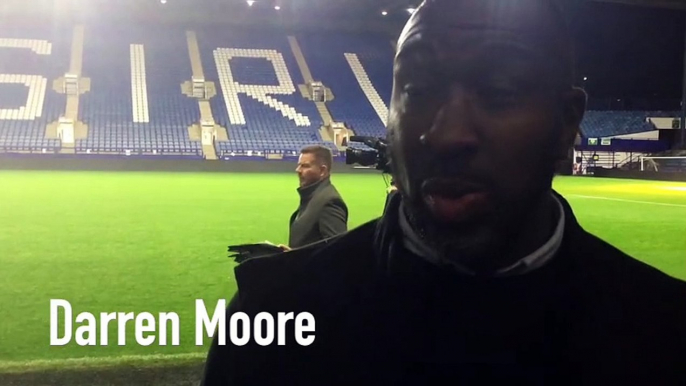 Darren Moore's praise for Will Trueman after goalscoring debut