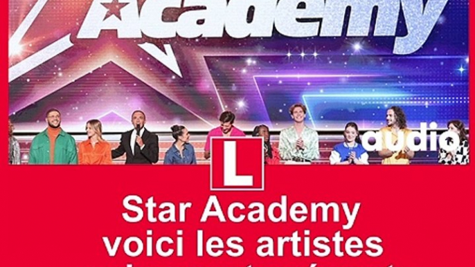 Star Academy : voici les artistes qui seront présents samedi 22 octobre