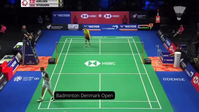 Badminton Denmark Open 2022 | Viktor Axelsen DENMARK vs Kunlavut Vitidsarn THAILAND