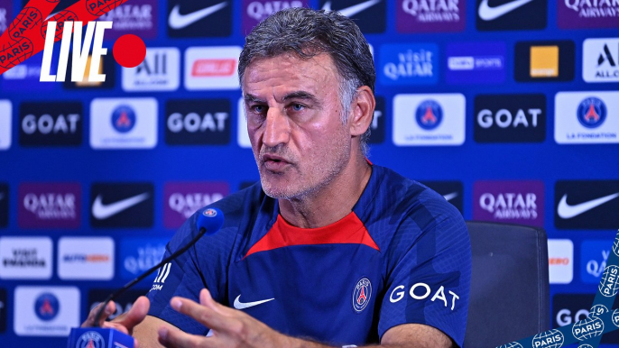 Replay: Conférence de presse de Christophe Galtier avant AC Ajaccio - Paris Saint-Germain