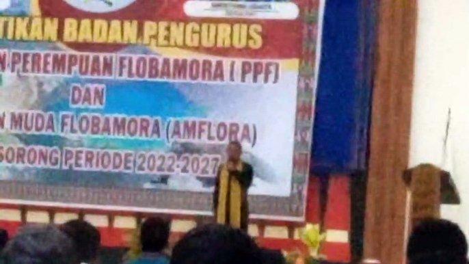 Part 2  Kata Sambutan Ketua IKF Flobamora Papua Barat, Clinton Tallo