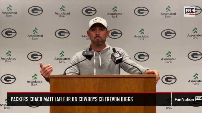 Packers Coach Matt LaFleur on Cowboys CB Trevon Diggs