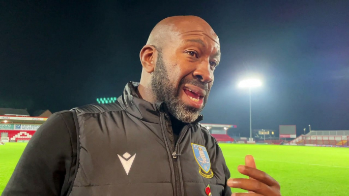 Darren Moore talks another Sheffield Wednesday victory