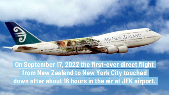 First-Ever Direct Flight Connects New York With New Zealand