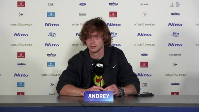 ATP - Nitto ATP Finals Turin 2022 - Andrey Rublev : "It had never happened to me. Normally I don't win the game after that"