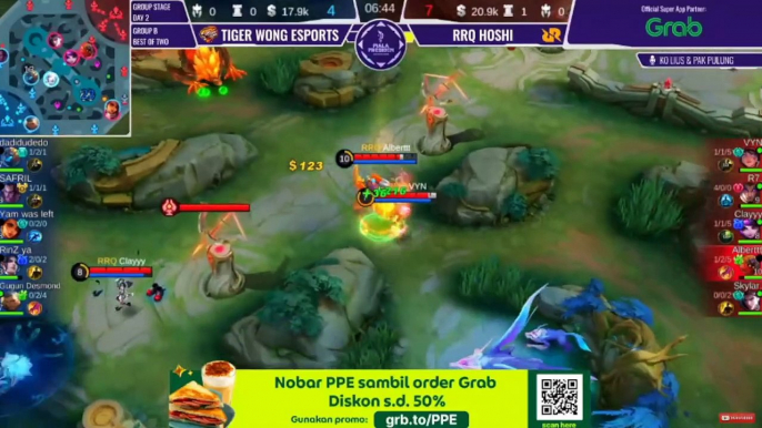 TIGER WONG ESPORTS VS RRQ HOSHI || PIALA PRESIDEN ESPORTS 2022 - MOBILE LEGENDS