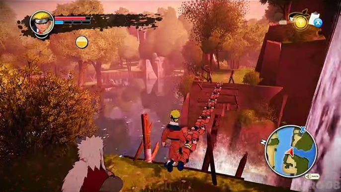 Naruto The Broken Bond - Gameplay on Xbox 360