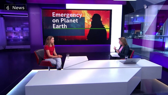 Greta Thunberg interview world on climate precipice but activism offers hope