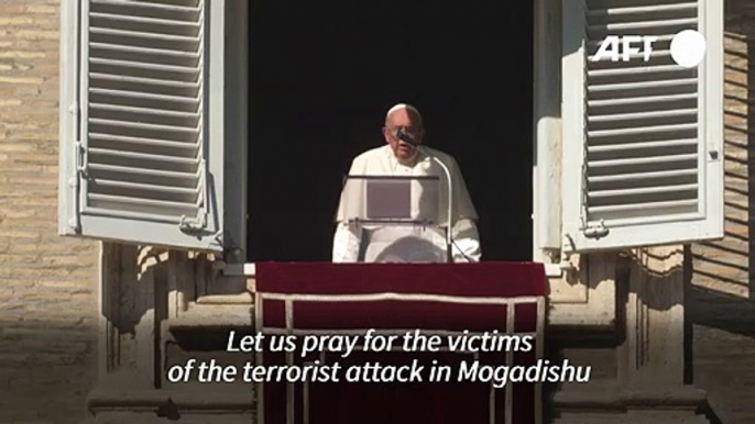 Pope Francis sends prayer to victims of Seoul stampede and Somalia bombings