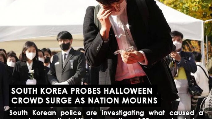 South Korea probes Halloween crowd surge as nation mourns