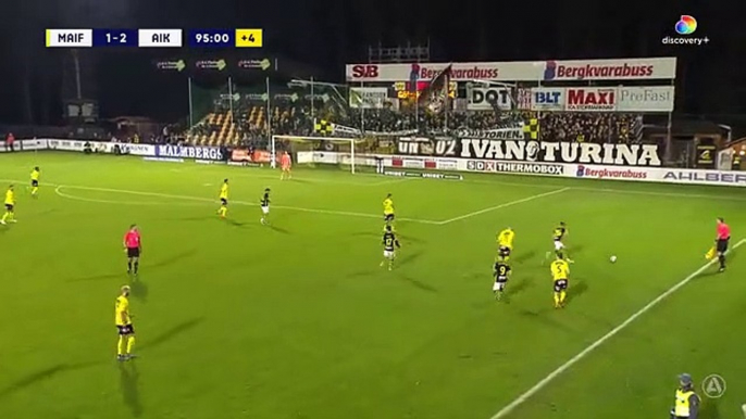 AIK besegrar Mjällby med 2-1! Kampen om Europaplatserna lever i allra högsta grad