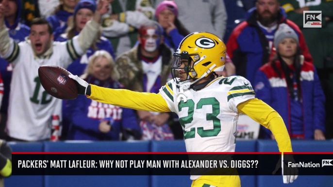 Packers Coach Matt LaFleur: Why Not Play Jaire Alexander vs. Stefon Diggs?