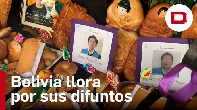 Panes, dulces y rezos para recibir a las almas de los difuntos en Bolivia